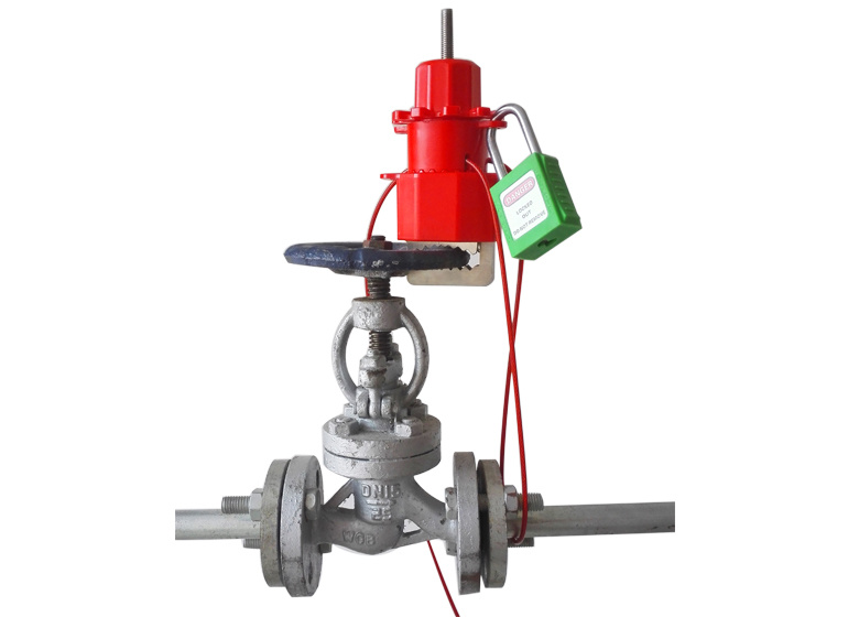 GS-8237 Universal Valve Lockout, High Quality Safety Valve Lockout with Cable