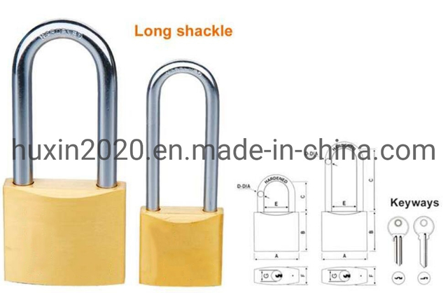 GS0028 Brass Brush Padlock, High Quality Brass Padlock, Top Security Brass Padlock, ISO9001 Passed Brass Padlock