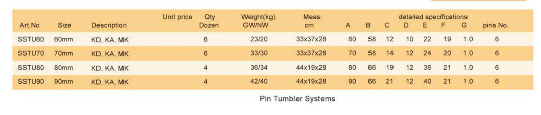 GS3003 Chrome Plated Steel Padlock, High Quality Stainless Stainless Steel Padlock, ISO9001 Passed Stainless Steel Padlock