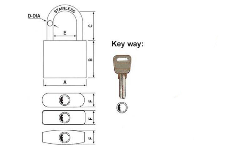 GS0029-3 Nickle Plated Atomic Iron Padlock, High Quality Iron Padlock, ISO9001 Passed Iron Padlock, Atomic Iron Padlock