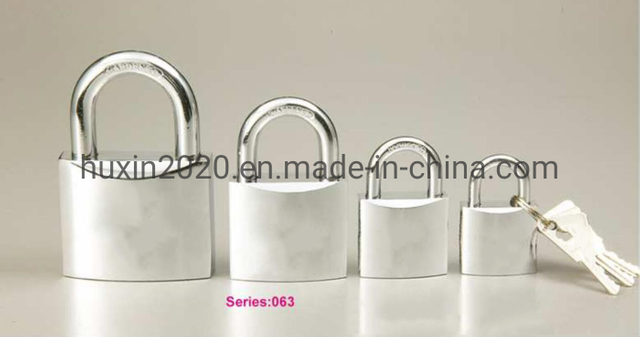 GS0063 Chrome Plated Iron Padlock, High Quality Iron Padlock, ISO9001 Passed Chrome Plated Padlock, Padlock