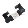 4V220-06/08 Pneumatic Solenoid Valve, Electrical Control Pneumatic Solenoid Valve, Solenoid Aluminum Alloy Single Coil 5/2 Way Pneumatic Electric Valve
