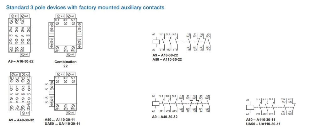 A210-30-10 AC Contactor, ISO9001 Passed High Quality AC Contactor, CE Proved AC Contactor