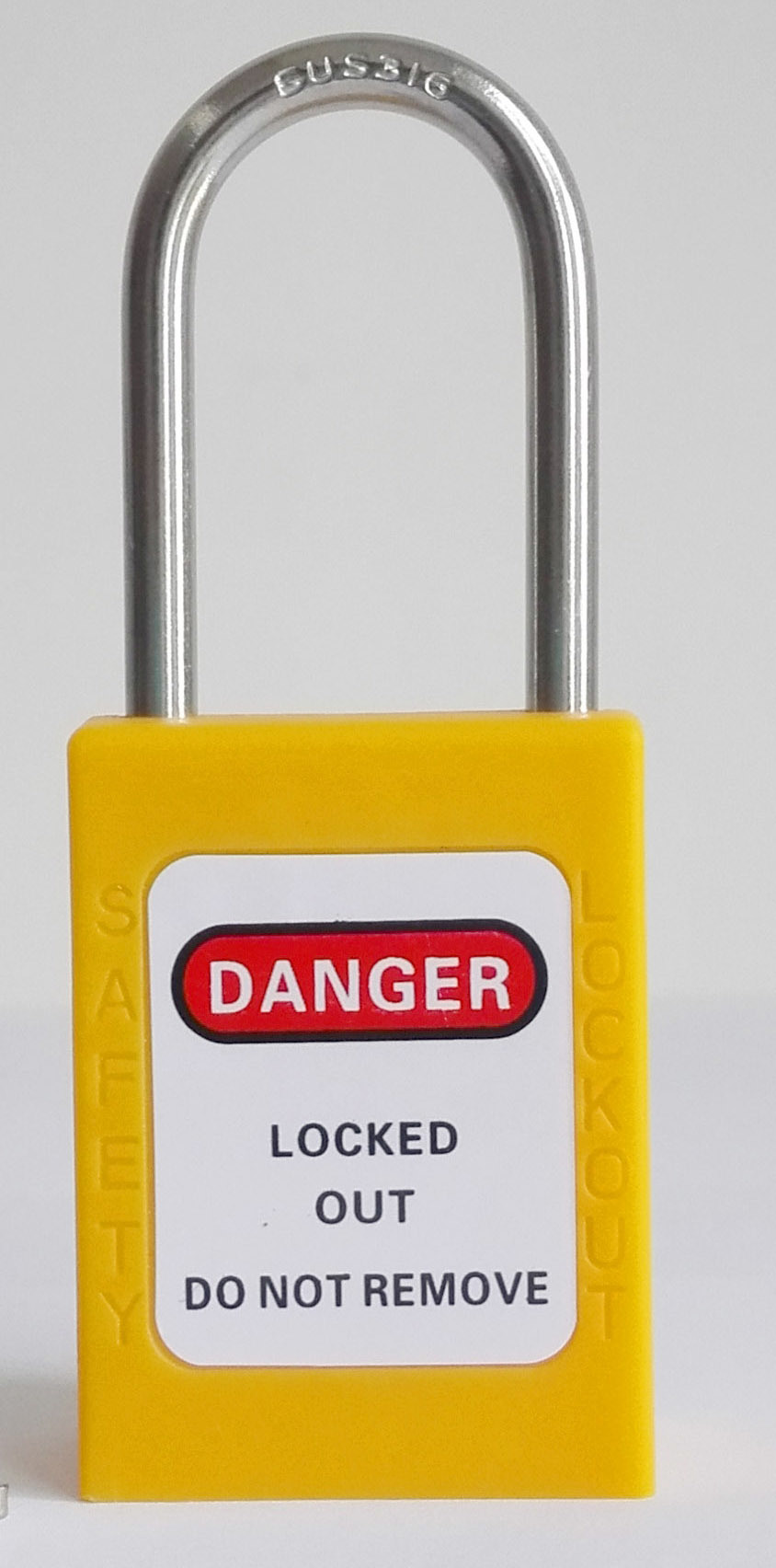 GS-8522n Slim Metal Shackle Safety Padlock, Slim Metal Schackl Safety Padlock, High Quality Safety Padlock