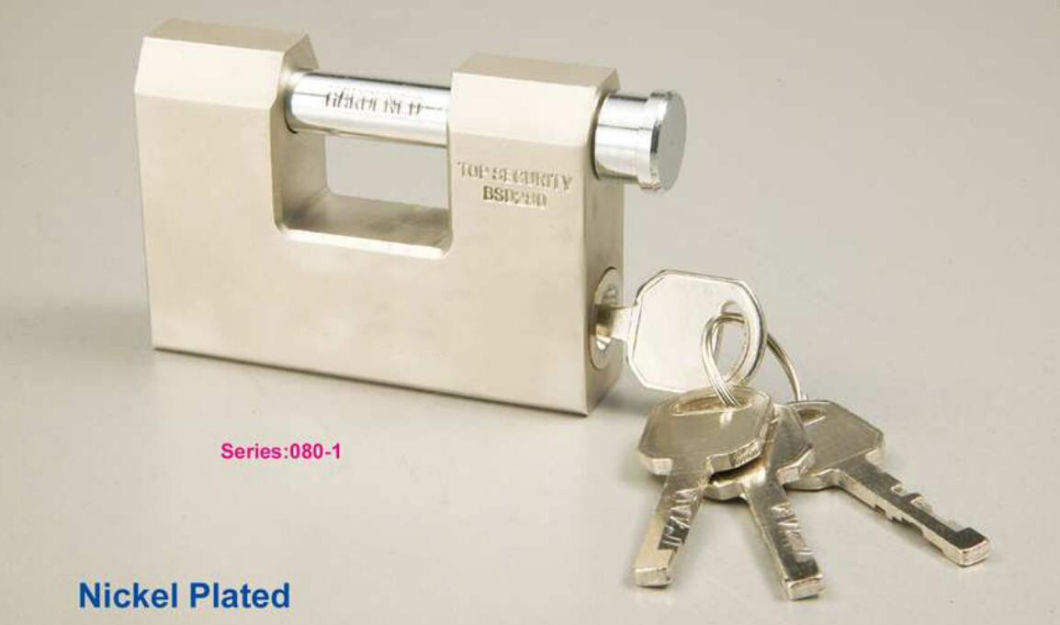 GS0080 D Type Brass Padlock with Disc Key, High Quality Brass Padlock, Top Security Brass Padlock, ISO9001 Passed Brass Padlock