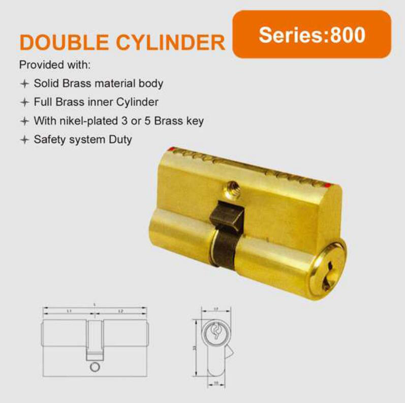 GS0800 Door Cylinder, High Quality Door Cylinder, European Stsandard Cylinder, Brass Door Cylinder, Lock Cylinder