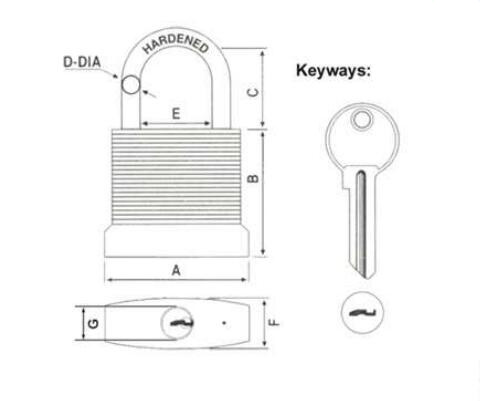 GS0015 Laminated Water Proof Stainless Steel Padlock, High Quality Stainless Stainless Steel Padlock, ISO9001 Passed Stainless Steel Padlock with Computer Key