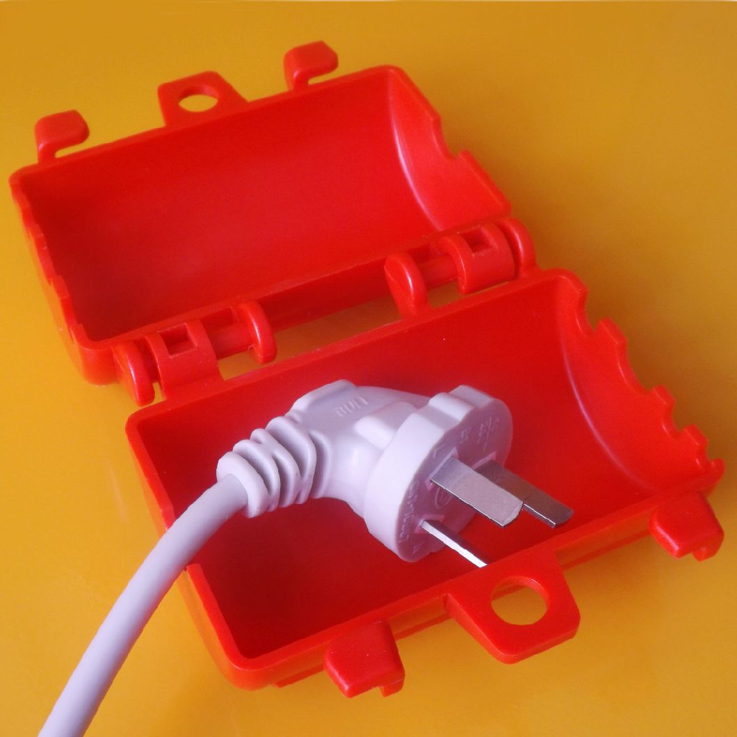 GS-E82 Waterproof Insulation Electric Plug Safety Lockout, Safety Lockout, Electrical Plug Lockout, High Quality Plug Lockout