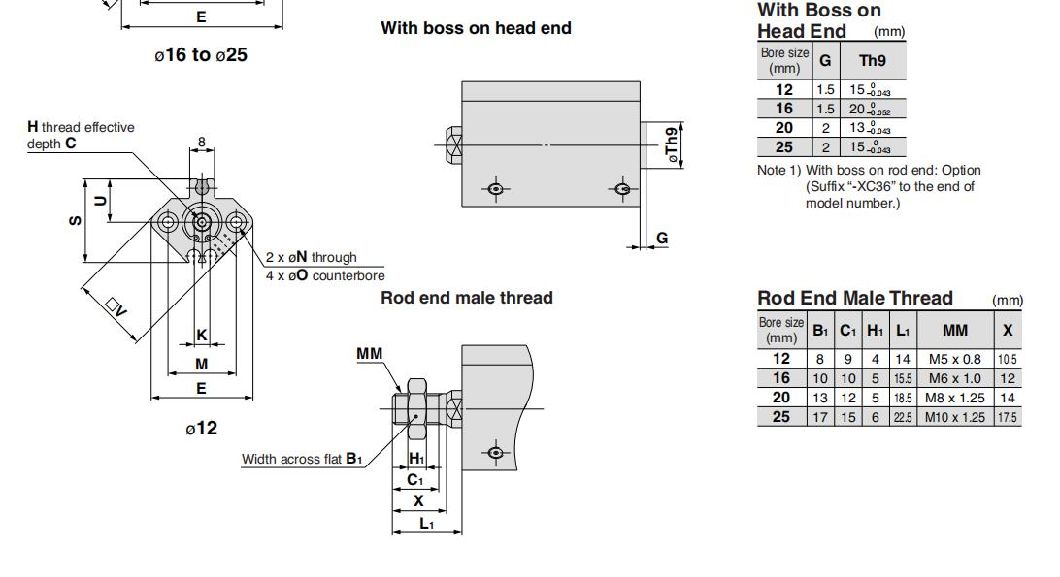 Cdq2b16-5/10/15/20/25/30/35/40/45/50d/S/T Compact Cylinder, Cdq2b Series Single Actioin Cylinder, Double Action Comact Cylinder, High Quality Cylinder