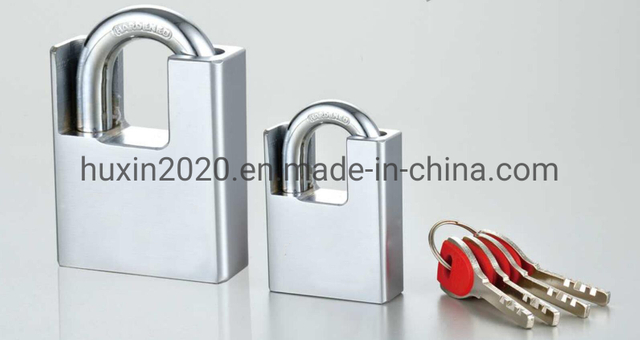 GS0126 Shackle Protected Plated Brass Disc Padlock, High Quality Brass Padlock, ISO9001 Passed Brass Padlock, Top Security Brass Padlock