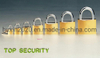 GS0010 Brass Padlock, High Quality Brass Padlock, Top Security Brass Padlock, ISO9001 Passed Brass Padlock