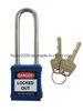 GS-8553 Long Shackle Safety Padlock, 76mm Metal Schackl Safety Padlock, High Quality Safety Padlock
