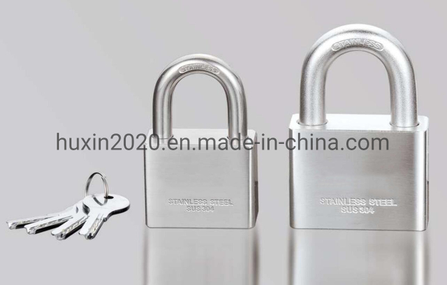 GS0710 Square Type Steel Padlock with Computer Key, High Quality Stainless Stainless Steel Padlock, ISO9001 Passed Stainless Steel Padlock