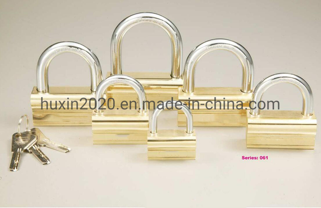 GS0061 P Type Brass Padlock, High Quality Brass Padlock, Top Security Brass Padlock, ISO9001 Passed Brass Padlock