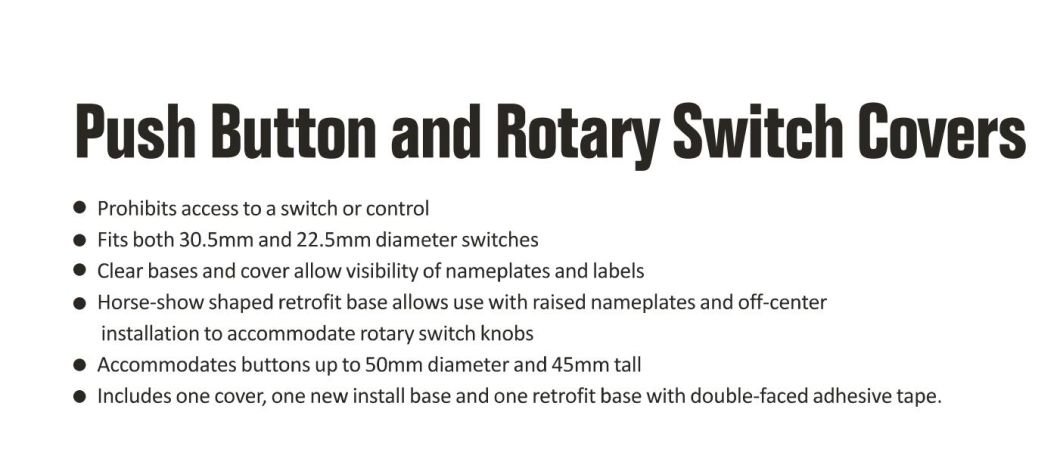 GS-8133 Pushbutton and Rotary Lockout, High Quality Safety Lockout