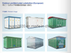 Yb-12/04 Outdoor Prefabricated Substation, Landscape Type Transformer Substation, CE Proved Landscape European Type Substation