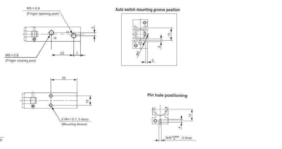 Mhy2-10d Pneumatic Air Gripper, Mhy2 -10d Pneumatic Air Gripper Cylinder, Mhy2-10d Air Chuck