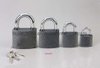 GS0047 Plastic Painted Water Proof Iron Padlock, High Quality Grey Padlock, ISO9001 Passed Grey Padlock, Padlock