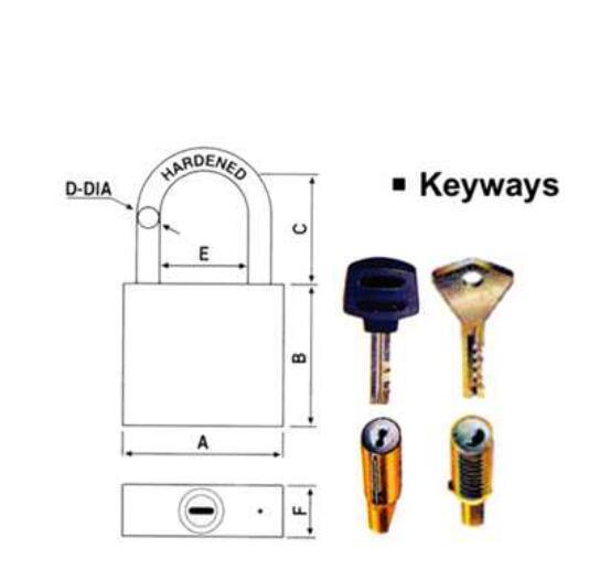 GS0123 Electrophoresis Black Disc Iron Padlock, High Quality Iron Padlock, ISO9001 Passed Iron Padlock, Disc Iron Padlock