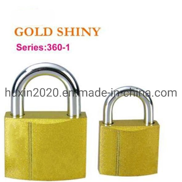 GS0360 Shiny Spray Paint Iron Padlock, High Quality Grey Padlock, ISO9001 Passed Grey Padlock, Padlock