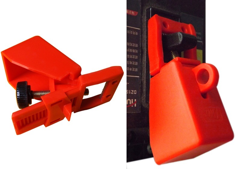 GS-D12n Clamp-on Breaker Lockout, Safety Lockout, Electrical Plug Lockout, High Quality Safety Lockout