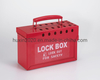 GS-8812 Lock Portable Metal Safety Lockout Box, Lockout Box, Industrial Safety Equipment Electrical Metal Safety Lockout Tagout Box