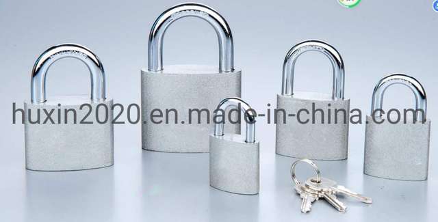 GS0088 Oval Iron Padlock, High Quality Grey Padlock, ISO9001 Passed Grey Padlock, Padlock