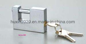 GS0098 Retangular Chrome Painted Iron Padlock, High Quality Iron Padlock, ISO9001 Passed Iron Padlock, Iron Padlock