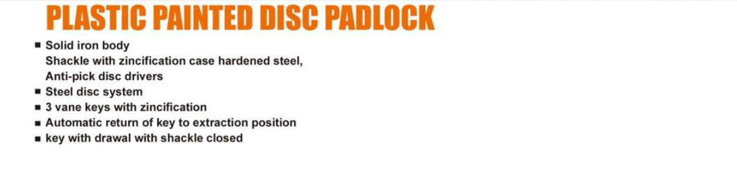 GS0099 Heavy Type Disc Iron Padlock, High Quality Grey Padlock, ISO9001 Passed Grey Padlock, Disc Type Padlock