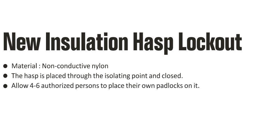 GS-H44 Thin Shackle Insulation Hasp Lock, High Quality Hasp Lockout, Hasp Lockout, Insulation Hasp Lockout