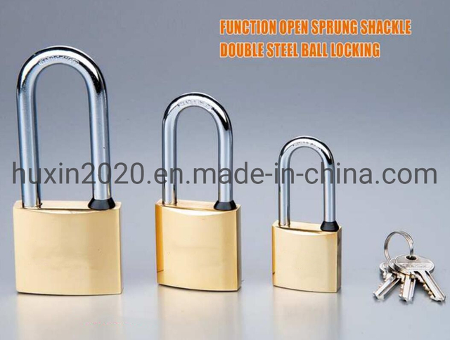 GS0087 Super Polished Brass Padlock, High Quality Brass Padlock, Top Security Brass Padlock, ISO9001 Passed Brass Padlock