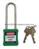 GS-8552 Long Shackle Safety Padlock, 76mm Metal Schackl Safety Padlock, High Quality Safety Padlock