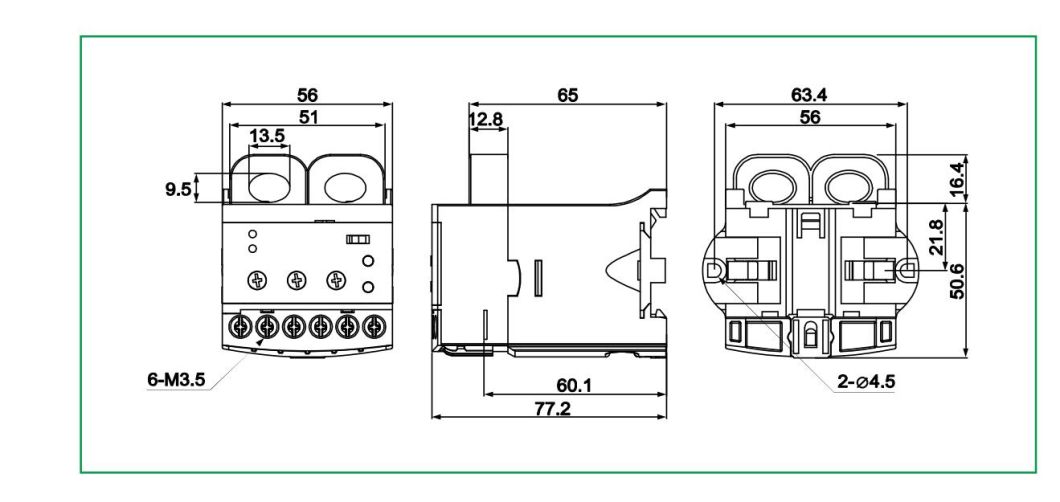 Eocr-Ss 60n Electronic Over Current Relay, CE Proved Over Current Relay, ISO9001 Proved High Quality Current Relay