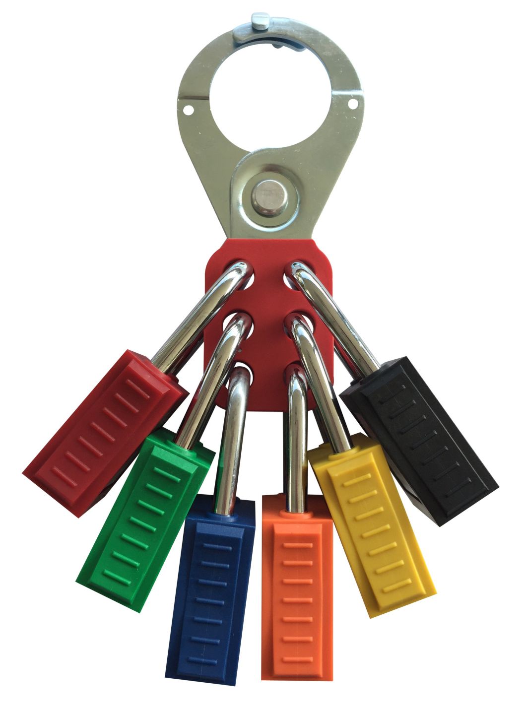 GS-8317 Stainless Steel Hasp Lock with Tab, 39mm Hook Diameter Stainless Steel Hasp Lock, High Quality Hasp Lockout, Hasp Lock