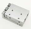 Hlq12-10/20/30/40/50/75/100 Stroke Air Slide Table, Hlq Series Alluminum Alloy Air Slide Tabe Cylinder, Pneumatic Slide Table Cylinder
