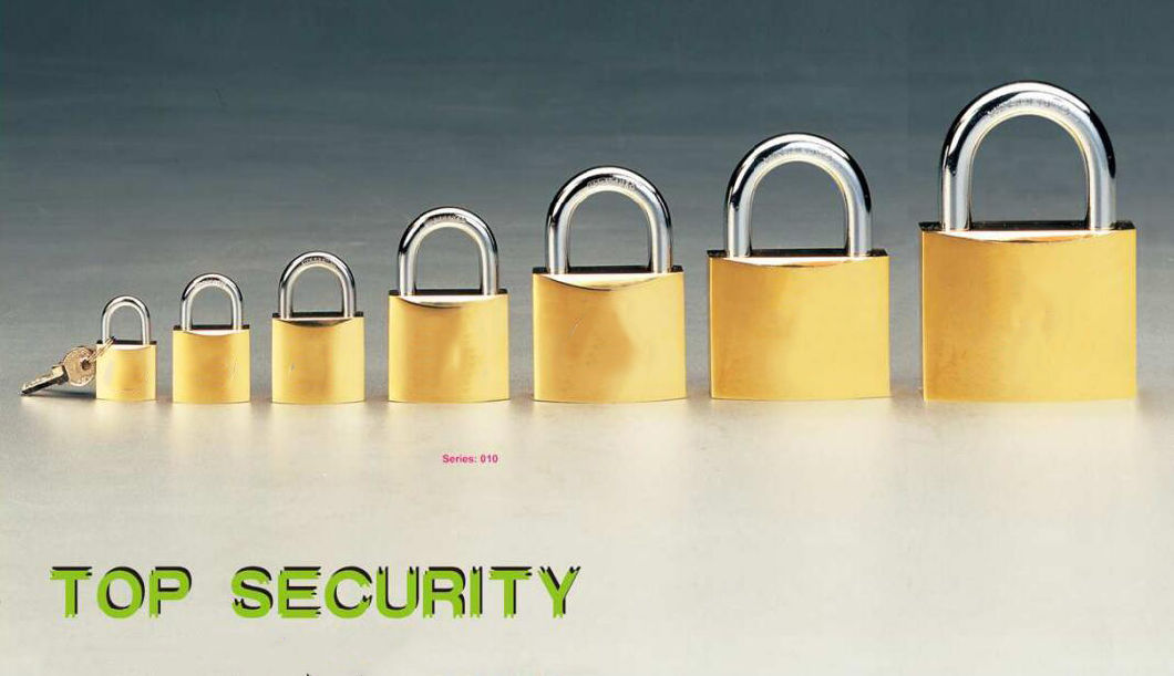 GS0010 Brass Padlock, High Quality Brass Padlock, Top Security Brass Padlock, ISO9001 Passed Brass Padlock