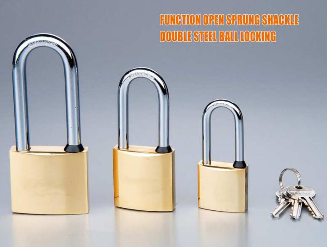 GS0087 Super Polished Brass Padlock, High Quality Brass Padlock, Top Security Brass Padlock, ISO9001 Passed Brass Padlock