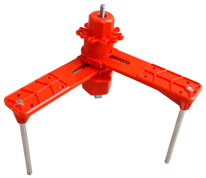 GS-8213 Double Arms Universal Ball Valve Standard Lockout, Safety Lockout, Ball Valve Lockout, High Quality Safety Lockout