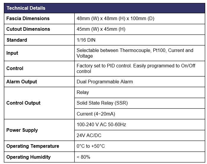 CH102 Digital Pid Temperatuer Controller, 4-Digit Dual Display Pid Temperature Controller 48mm X 48mm Temperatre Controller, CE Proved Temperature Controller