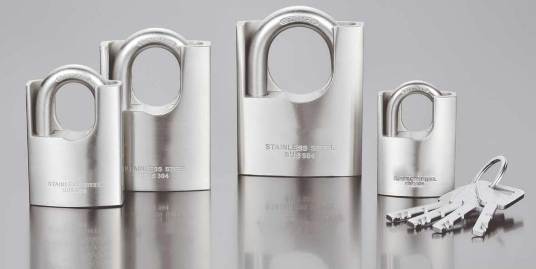 GS0770 Shackle Protected Stainless Steel Padlock with Disc Key, High Quality Stainless Stainless Steel Padlock, ISO9001 Passed Stainless Steel Padlock,