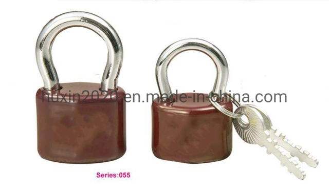 GS0055 Plastic Painted Stainless Steel Padlock, High Quality Stainless Stainless Steel Padlock, ISO9001 Passed Stainless Steel Padlock