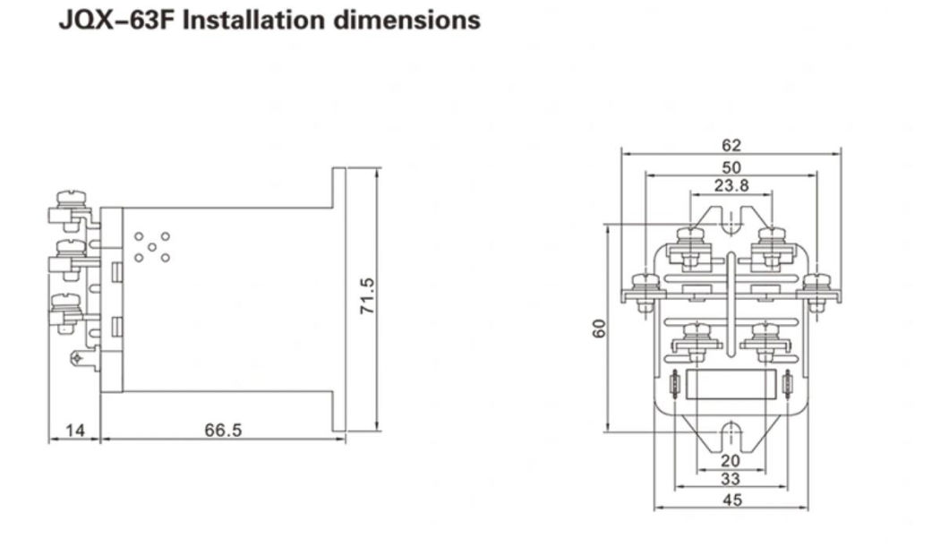 Jqx-62f/1z 220V AC Powr Relay, CE Proved High Quality Power Relay, ISO9001 Proved Power Relay
