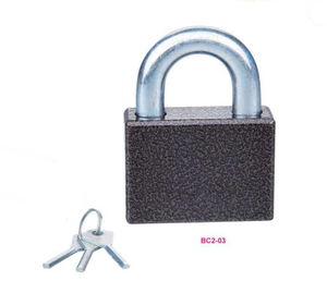 Gsbc2-03 Heavy Duty Plastic Painted Disc Iron Padlock, High Quality Iron Padlock, ISO9001 Passed Iron Padlock, Disc Iron Padlock