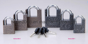 GS0026 Shackle Protected Plastic Painted Disc Iron Padlock, High Quality Iron Padlock, ISO9001 Passed Iron Padlock, Disc Iron Padlock