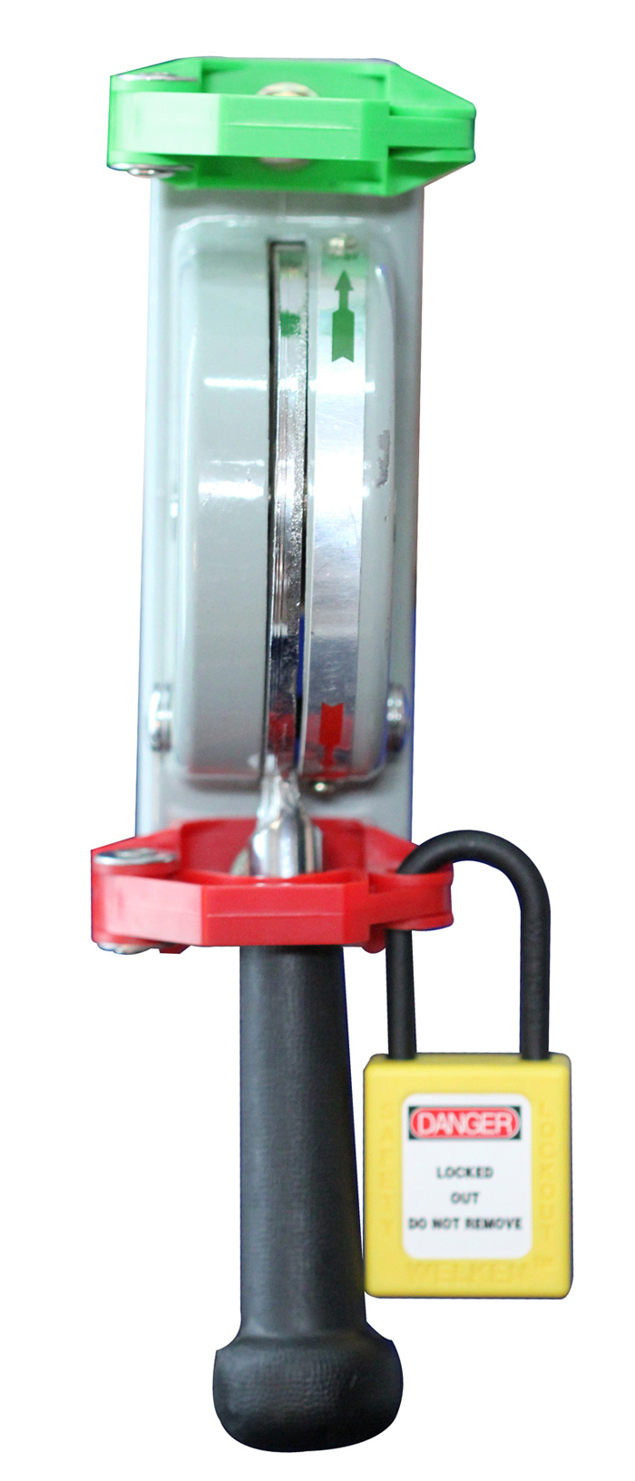 GS-8125 Disconnecting Link Lock Green Red Electrical Cabinet Switch Security Lockout, Disconnecting Link Lockout
