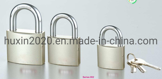 GS0052 Nickle Spray Painted Iron Padlock, High Quality Grey Padlock, ISO9001 Passed Grey Padlock, Padlock