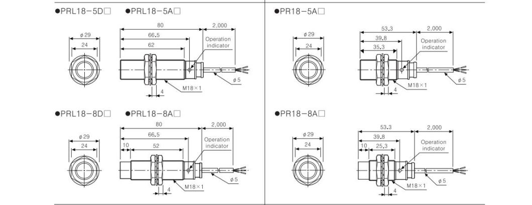 Prl30-15dp Inductive Proximity Sensor Switch, ISO9001 Passed Quality Proximity Switch, CE Proved High Quality Sensor Switch, Cylindrical Sensor Switch