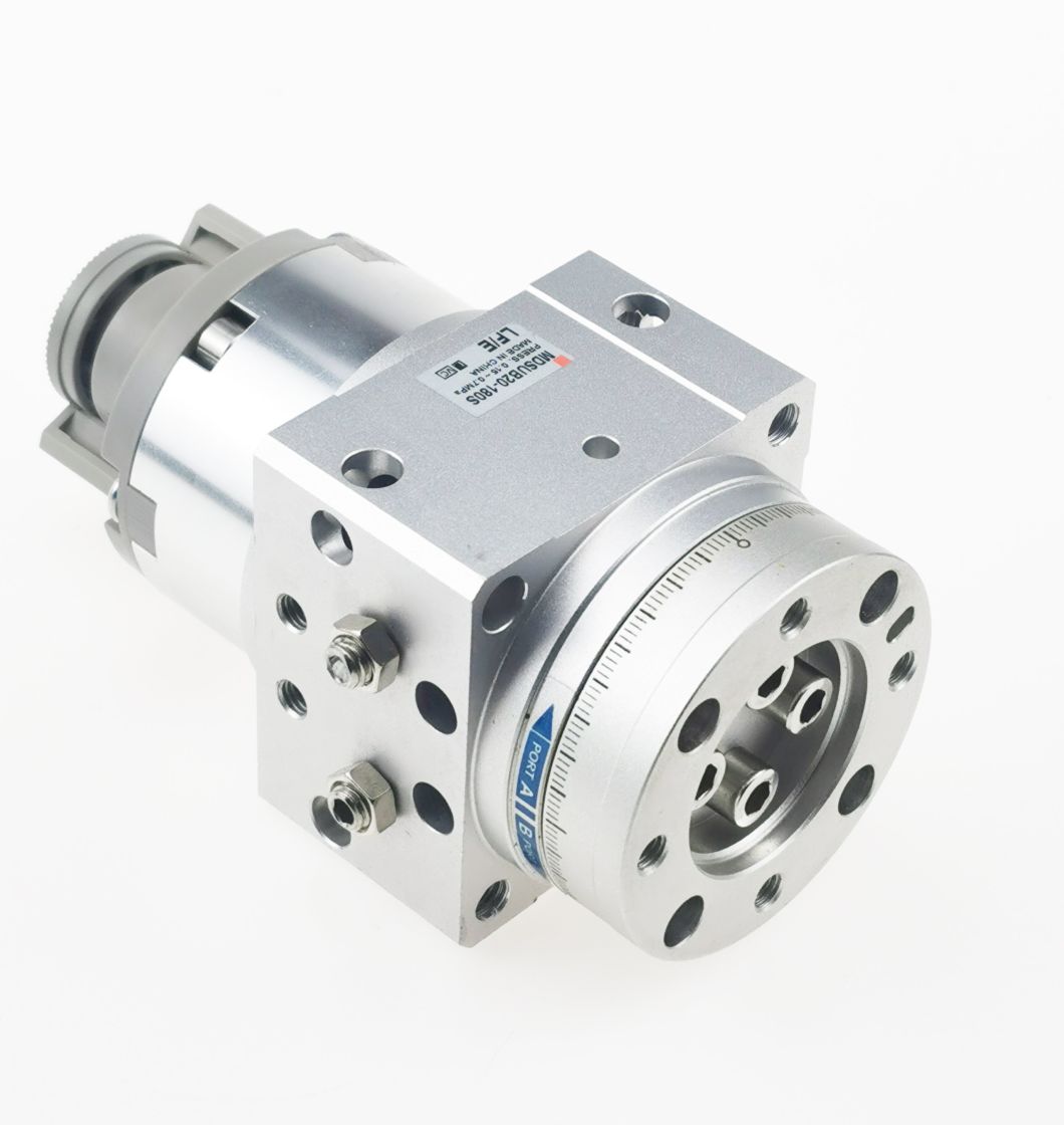 Msua7-90s/D Rotary Actuator Cylinder; Msua7 Series Vane Style Rotary Actuator Cylinder, High Precision Rotary Actuator Table