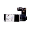 3V120-06 Pneumatic Solenoid Valve, Electrical Control Pneumatic Solenoid Valve, Solenoid Aluminum Alloy Single Coil 3/2 Way Pneumatic Electric Valve