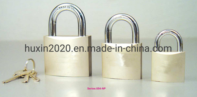 GS0054 Nickle Plated Iron Padlock, High Quality Iron Padlock, ISO9001 Passed Chrome Plated Padlock, Padlock